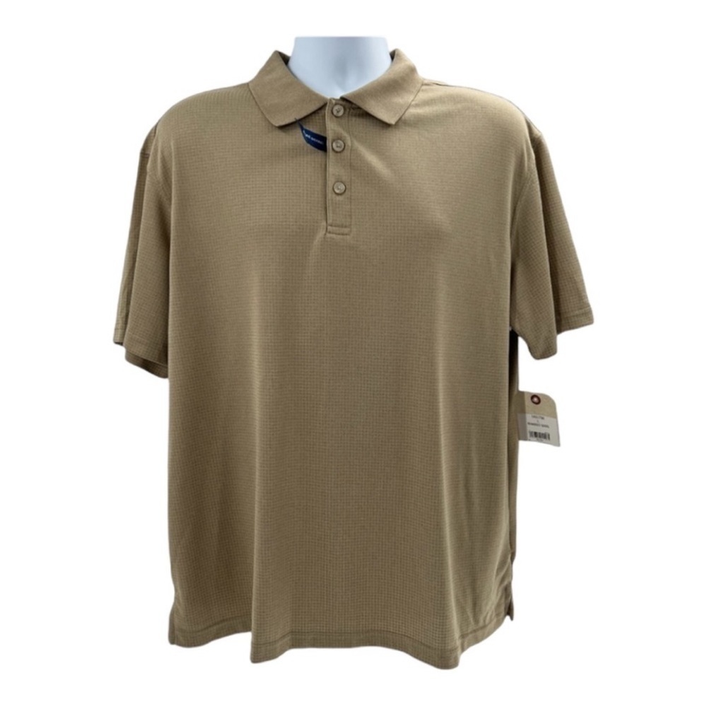 Saddlebred Bamboo Marl Short Sleeve Polo Moisture Wicking Size L